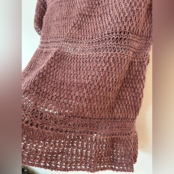 Ralph Lauren Linen Open knit top size medium - Picture 2 of 8